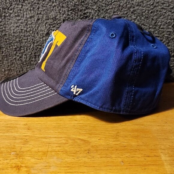 47 Brand University of Pittsburgh Pitt Panthers Sliderback Hat - New - Picture 3 of 11